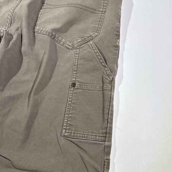 Stio Rivet Canvas Utility Pant Mens 33x32 Double Knee Organic Cotton - Picture 8 of 11